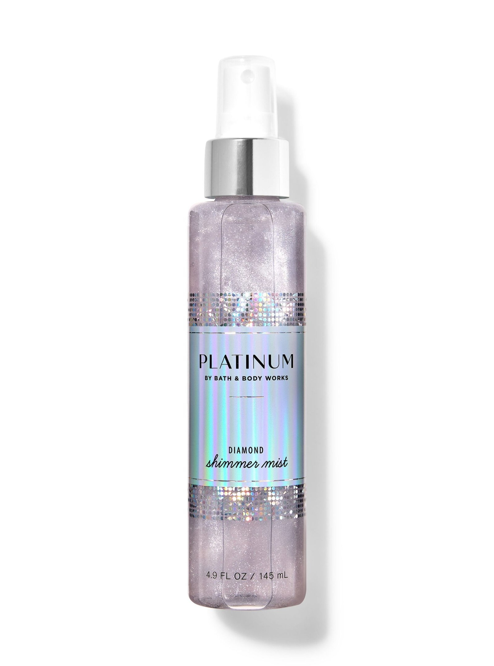 Парфумований спрей для тіла з шиммером Bath & Body Works Platinum, 146 мл