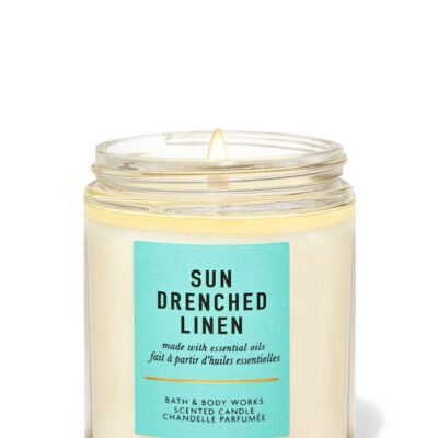 Парфумована свічка на 1 гніт Bath & Body Works Sun-Drenched Linen , 198 г