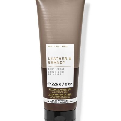 Парфумований крем для тіла Bath & Body Works Leather & Brandy, 226 г