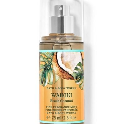Парфумований міні спрей для тіла Bath & Body Works Waikiki Beach Coconut, 75 мл