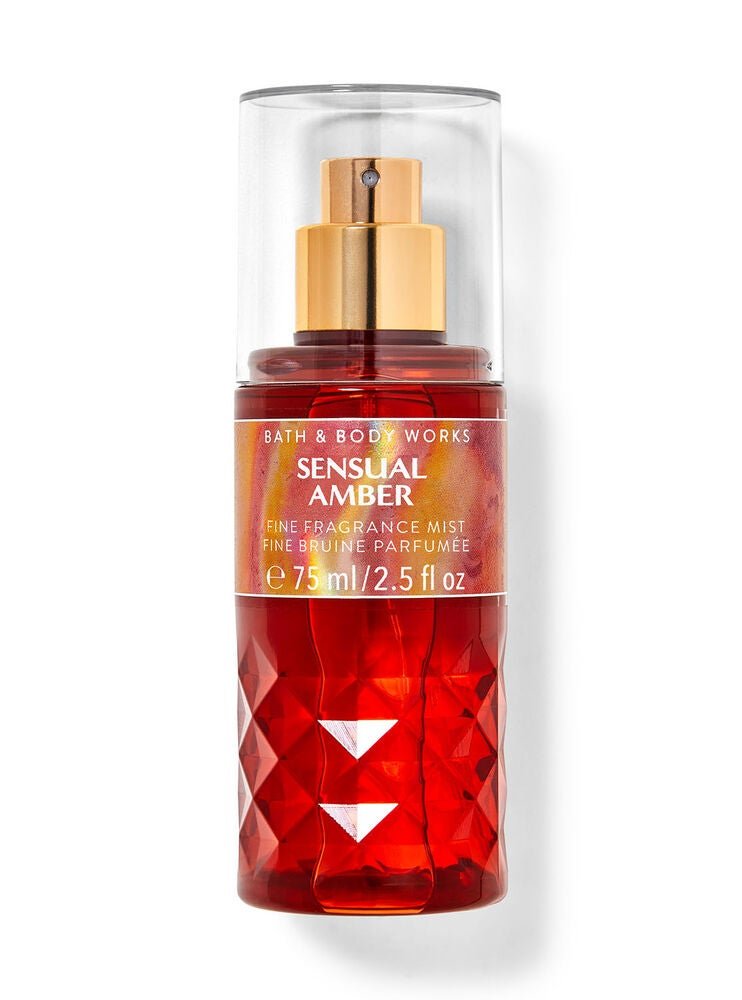 Парфумований міні спрей для тіла Bath & Body Works Sensual Amber, 75 мл