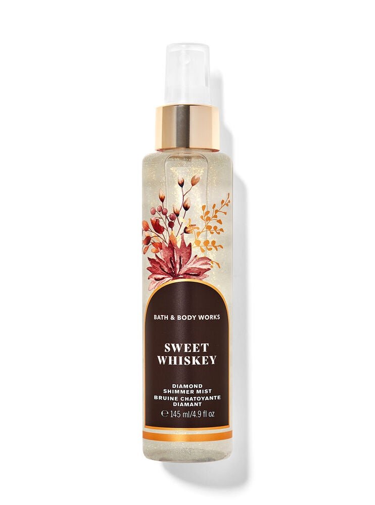 Парфумований спрей для тіла з шиммером Bath & Body Works Sweet Whiskey, 145 мл