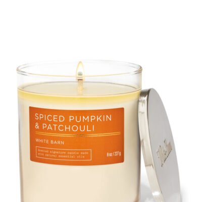 Парфумована свічка на 1 гніт Bath & Body Works Spiced Pumpkin & Patchouli, 227 г