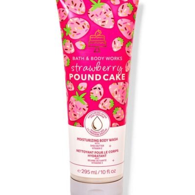 Парфумований кремовий гель для душу Bath & Body Works Strawberry Pound Cake, 295 мл