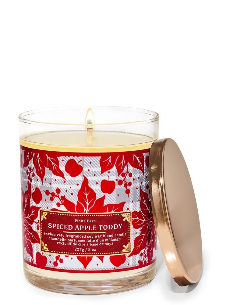 Парфумована свічка на 1 гніт Bath & Body Works Spiced Apple Toddy, 227 г