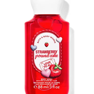 Парфумований міні гель для душу Bath & Body Works Strawberry Pound Cake, 88 мл
