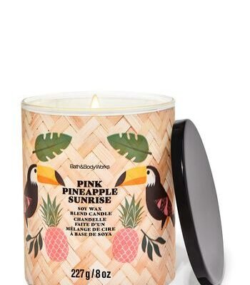 Парфумована свічка на 1 гніт Bath & Body Works Pink Pineapple Sunrise, 227 г