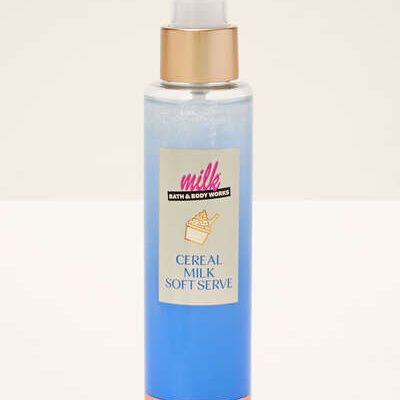 Парфумований спрей для тіла з шиммером Bath & Body Works Cereal Milk Soft Serve, 146 мл