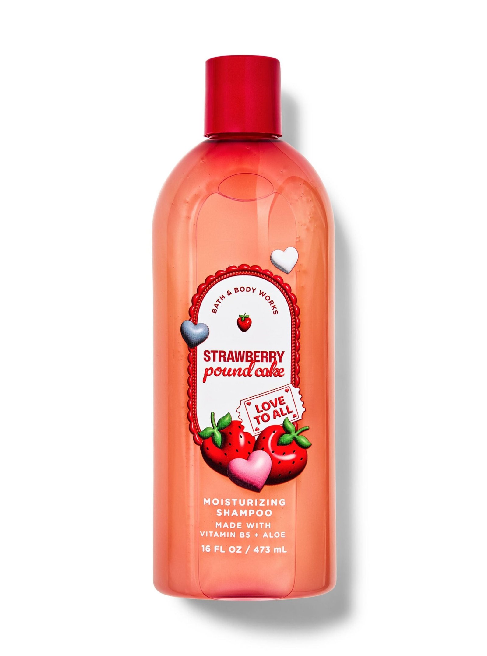 Парфумований шампунь для волосся Bath & Body Works Strawberry Pound Cake, 473 мл