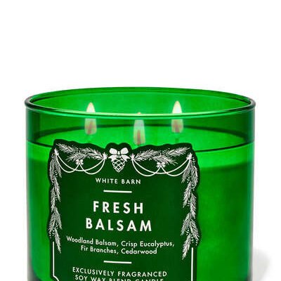 Парфумована свічка на 3 гноти Bath & Body Works Fresh Balsam, 411 г