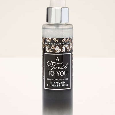 Парфумований спрей для тіла з шиммером Bath & Body Works A Toast to You, 146 мл