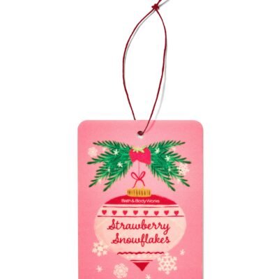 Ароматизатор-підвісний для авто Bath & Body Works Strawberry & Snowflakes