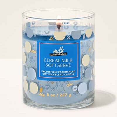 Парфумована свічка на 1 гніт Bath & Body Works Cereal Milk Soft Serve, 227 г