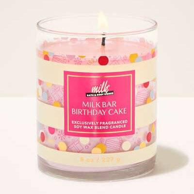 Парфумована свічка на 1 гніт Bath & Body Works Milk Bar Birthday Cake, 227 г