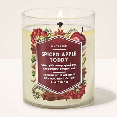 Парфумована свічка на 1 гніт Bath & Body Works Spiced Apple Toddy, 227 г