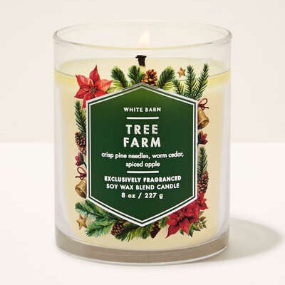 Парфумована свічка на 1 гніт Bath & Body Works Tree Farm, 227 г