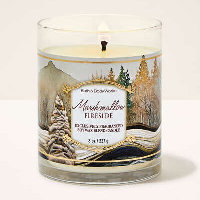 Парфумована свічка на 1 гніт Bath & Body Works Marshmallow Fireside, 227 г