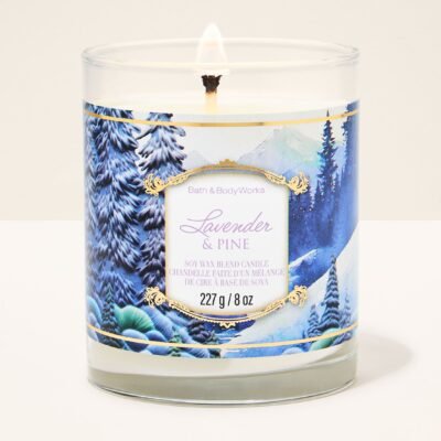 Парфумована свічка на 1 гніт Bath & Body Works Lavender & Pine, 227 г