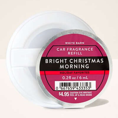 Ароматизатор-капсула для авто Bath & Body Works Bright Christmas Morning, 6 мл