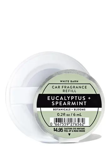 Ароматизатор-капсула для авто Bath & Body Works Eucalyptus + Spearmint, 6 мл