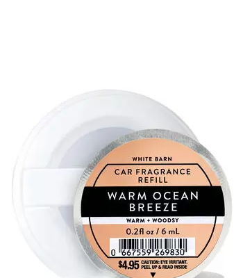 Ароматизатор-капсула для авто Bath & Body Works Warm Ocean Breeze, 6 мл