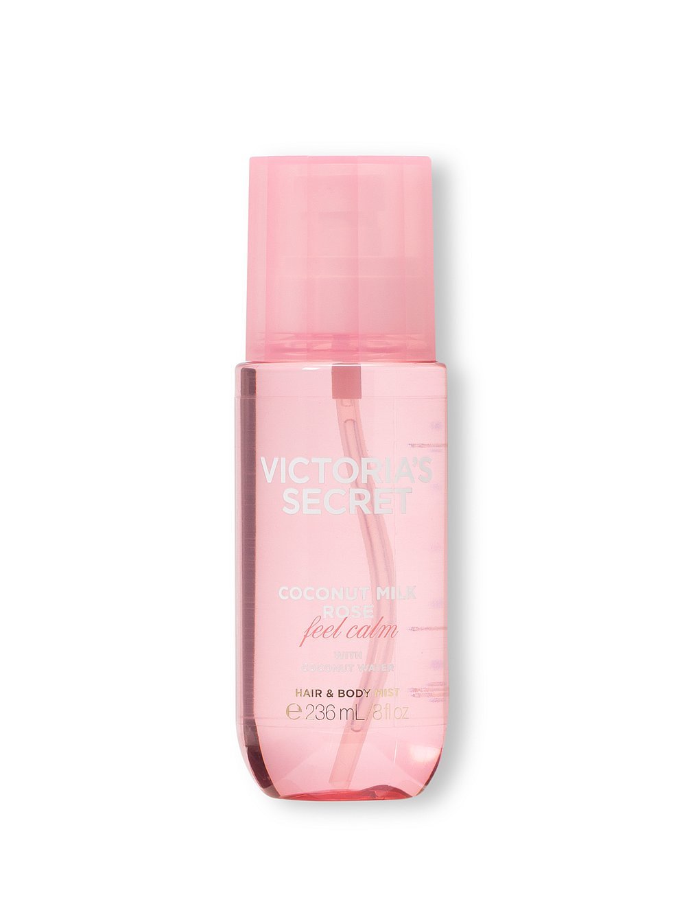 Парфумований спрей для тіла та волосся Victoria's Secret Feel Calm Coconut Milk & Rose, 236 мл