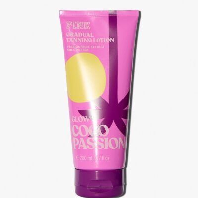 Парфумований лосьйон-бронзер для поступової засмаги Pink Glowy Coco Passion, 200 мл