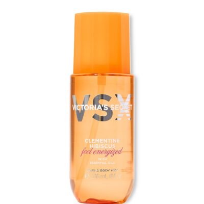Парфумований спрей для тіла та волосся Victoria's Secret Feel Energized Clementine & Hibiscus, 236 мл