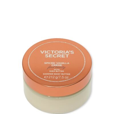 Парфумований баттер для тіла з шиммером Victoria's Secret Feel Toasty Spiced Vanilla Creme, 212 г
