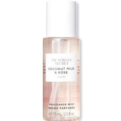 Парфумований міні спрей для тіла та волосся Victoria's Secret Feel Calm Coconut Milk & Rose, 75 мл