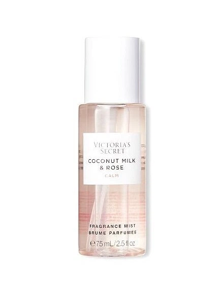 Парфумований міні спрей для тіла та волосся Victoria's Secret Feel Calm Coconut Milk & Rose, 75 мл