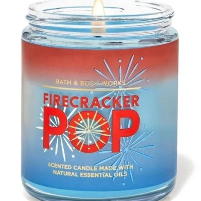 Парфумована свічка на 1 гніт Bath & Body Works Firecracker Pop, 198 г