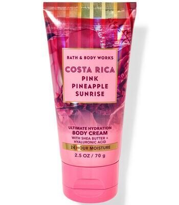 Парфумований міні крем для тіла Bath & Body Works Pink Pineapple Sunrise, 70 г