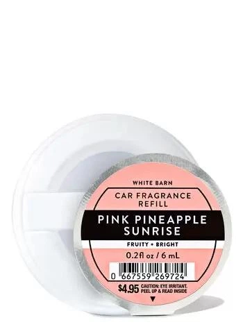 Ароматизатор-капсула для авто Bath & Body Works Pink Pineapple Sunrise, 6 мл