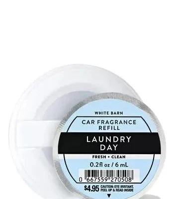 Ароматизатор-капсула для авто Bath & Body Works Laundry Day, 6 мл