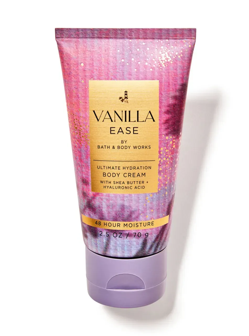 Парфумований міні крем для тіла Bath & Body Works Vanilla Ease, 70 г