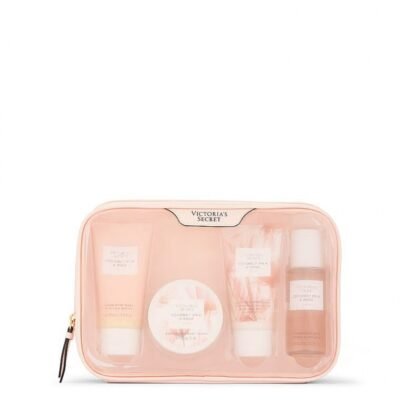 Парфумований подарунковий набір з косметичкою Victoria's Secret Calm Coconut Milk & Rose, Starter Kit