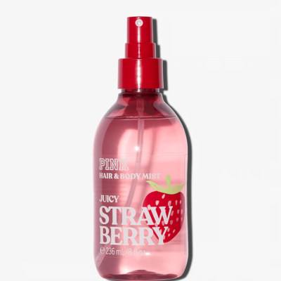 Парфумований спрей для волосся та тіла Pink Juicy Strawberry, 236 мл