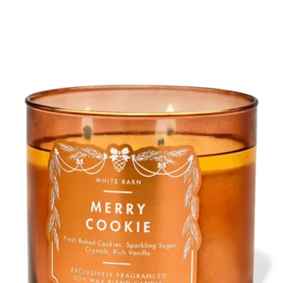 Парфумована свічка на 3 гноти Bath & Body Works Merry Cookie, 411 г