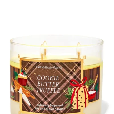 Парфумована свічка на 3 гноти Bath & Body Works Cookie Butter Truffle, 411 г