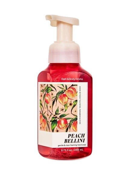Парфумоване пінне мило для рук Bath & Body Works Peach Bellini, 259 мл