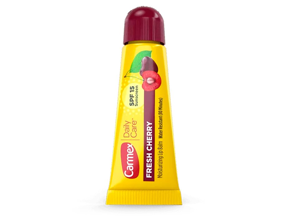 Зволожуючий бальзам для губ з SPF15 з вишнею Carmex Tube Balm Cherry, 10 г