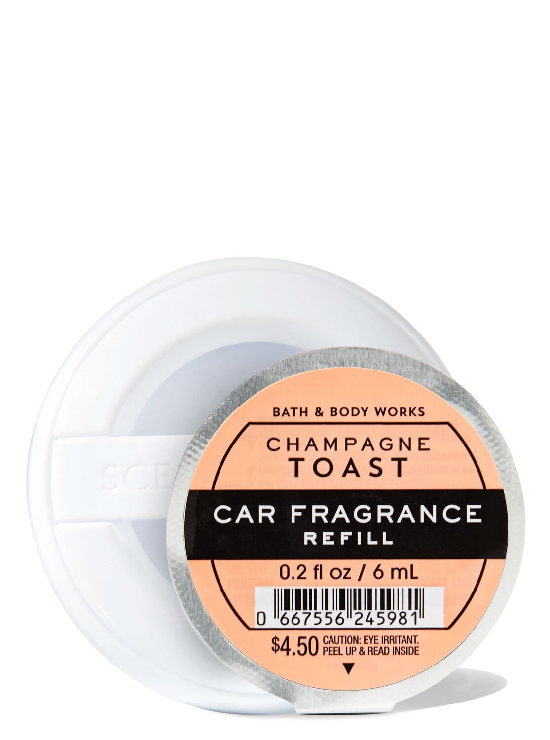 Ароматизатор-капсула для авто Bath & Body Works Champagne Toast, 6 мл