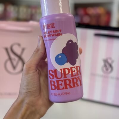 Гель для душу зі скрабуючими частинками Pink Super Berry, 355 мл (NEW) (УЦІНКА)
