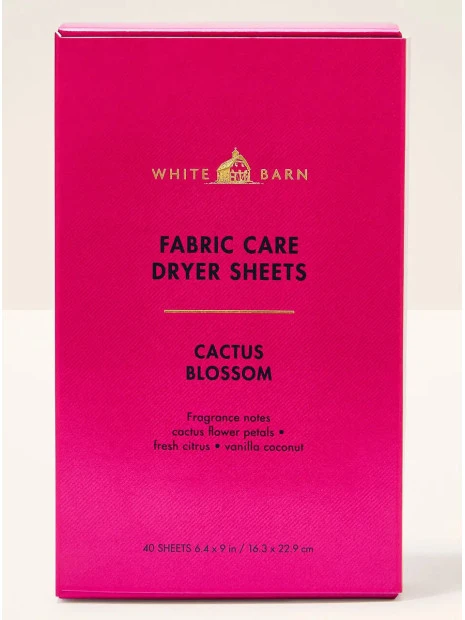 Парфумовані серветки для біілизни (для сушіння) Bath & Body Works Cactus Blossom, 40 шт
