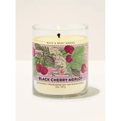 Парфумована свічка на 1 гніт Bath & Body Works Black Cherry Merlot, 227 г
