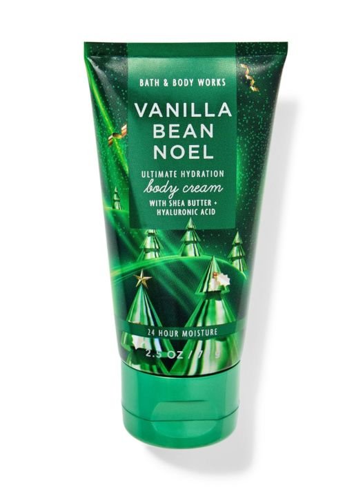 Парфумований міні крем для тіла Bath & Body Works Vanilla Bean Noel, 70 г