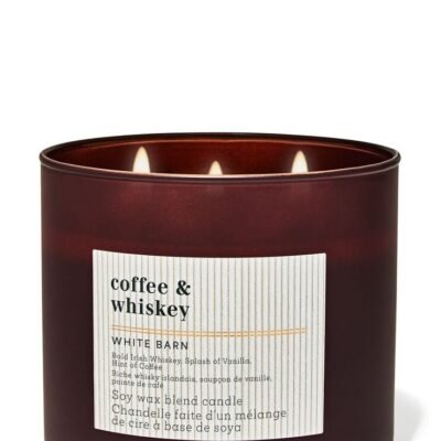 Парфумована свічка на 3 гноти Bath & Body Works Coffee & Whiskey, 411 г