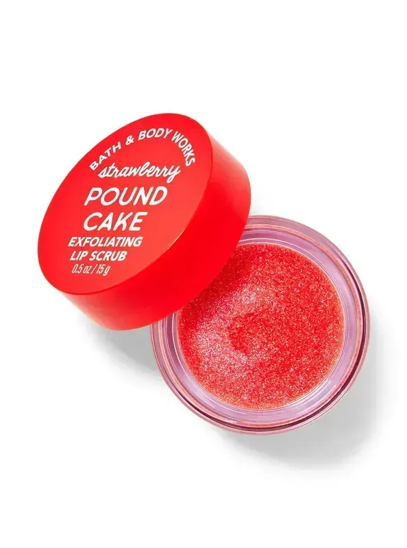 Сахарний скраб для губ Bath & Body Works Strawberry Pound Cake, 15 г