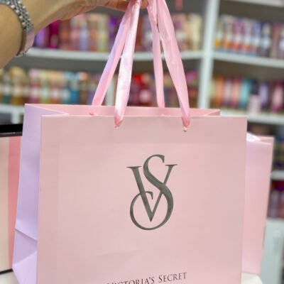 Подарунковий пакет Victoria's Secret рожевий (L розмір)
